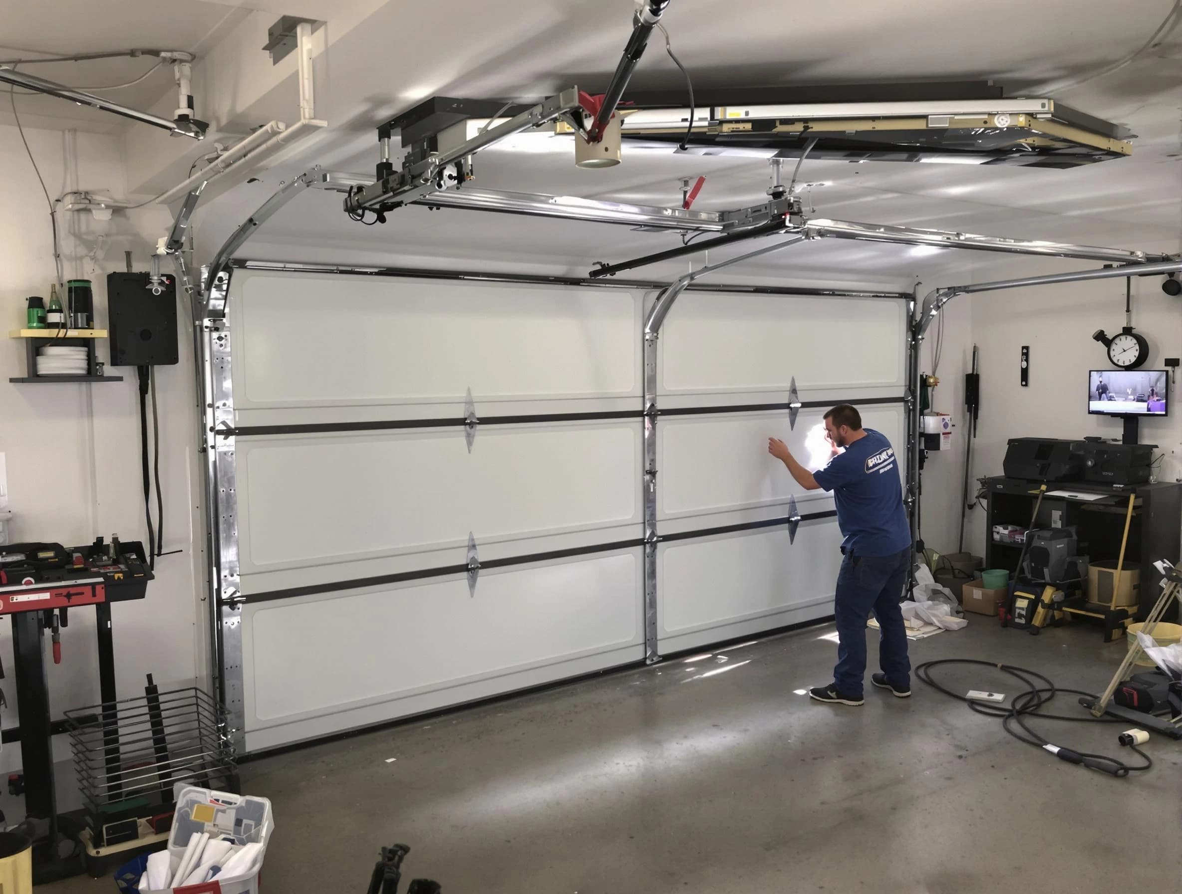 Professional garage door repair service by West Point Garage Door Repair in West Point