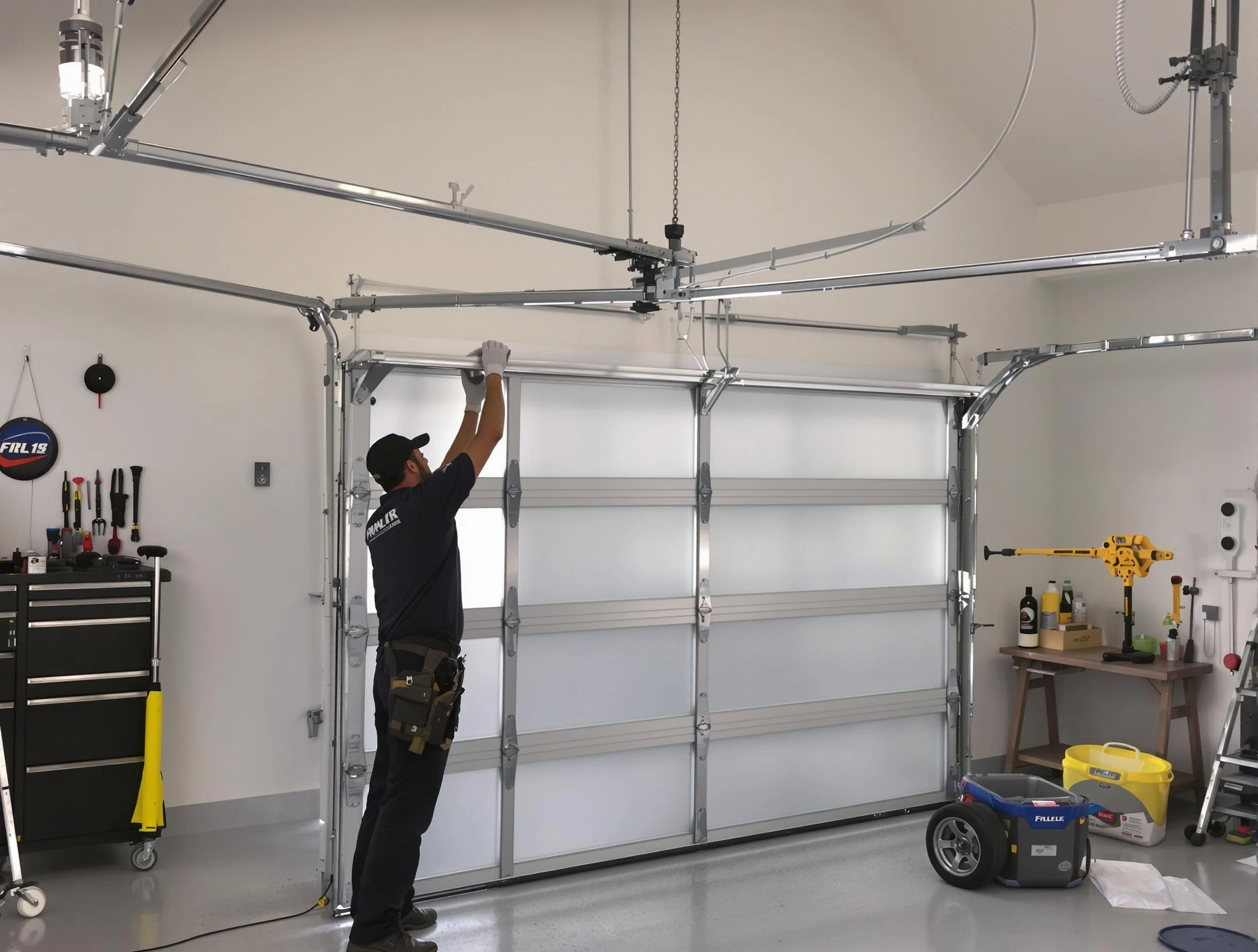 West Point Garage Door Repair certified team performing precision garage door installation in West Point